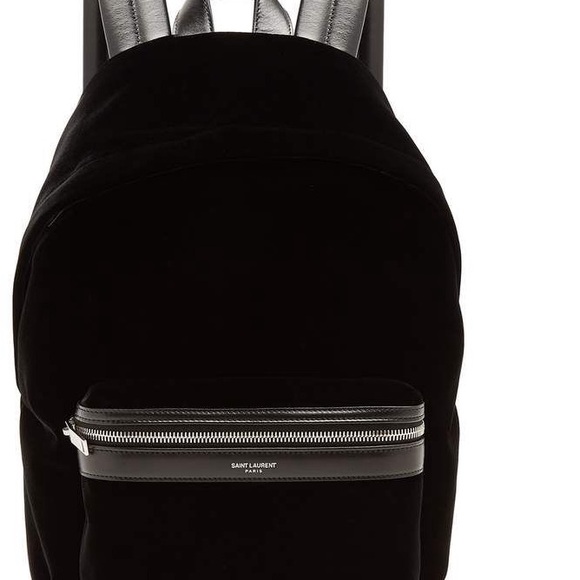 Saint Laurent velet city mini Black Backpack - Picture 1 of 12
